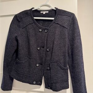 Women's Black Wool Jacket